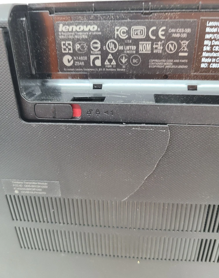 Portátil Lenovo Ideapad G505 AMD A6-5200 8 GB Ram sin HD/OS/BATT (FL) Foto 4 de 4