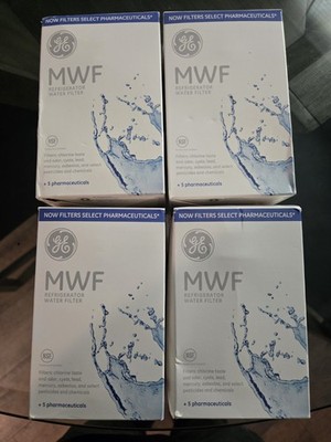 New 4x GE MWF New Genuine Sealed GWF 46-9991 MWFP Smartwater Fridge Water Filter
