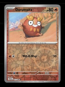 Darumaka Pokemon Card