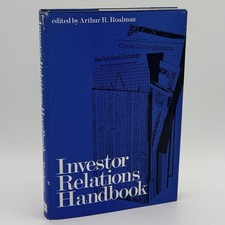 Investor Relations Handbook - Arthur R. Roalm...