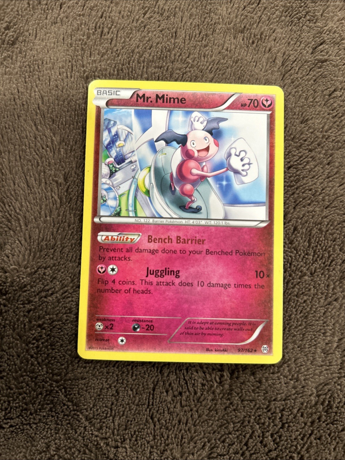 Mr. Mime 97/162- BREAKthrough- Regular Rare- NM