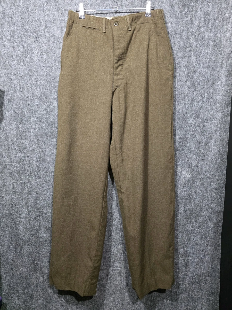 Brown Original 100% Wool Vintage Pants for Men for sale | eBay