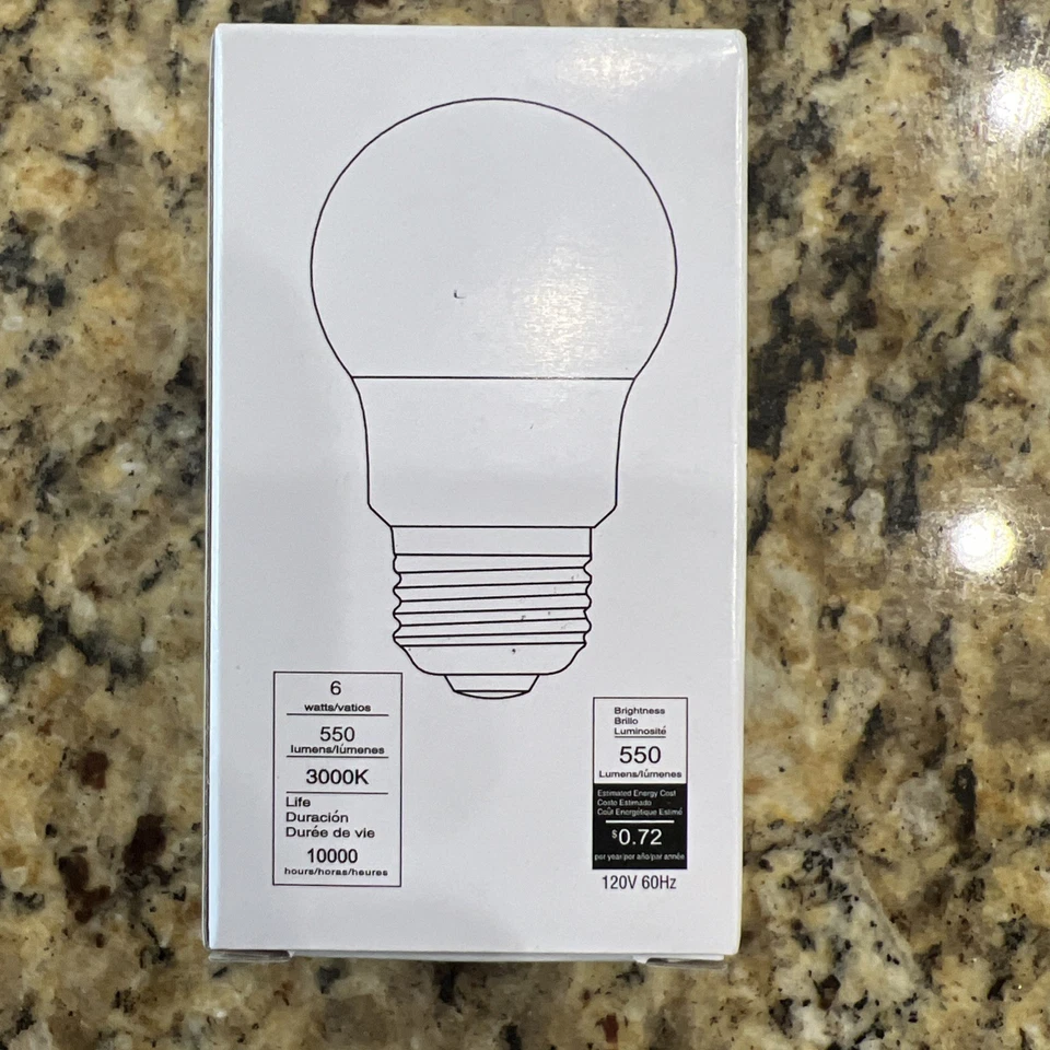 [24 Pack] LED A15 Listed 6W 120V 40W Equivalent Bulbs E26 3000K Soft White - Image 4 of 4