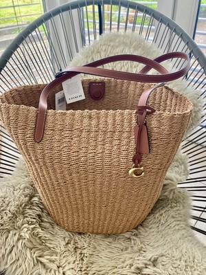 Coach Tote Bag Basttasche NEU Neupreis 400 