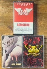 Aerosmith Greatest Hits Get A Grip Permanent Vacation Cassette Lot Geffen