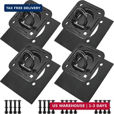 Recessed D Ring Tie Down Anchors 4 Pack 6000 Lbs Heavy Duty Trailer Floor Ti
