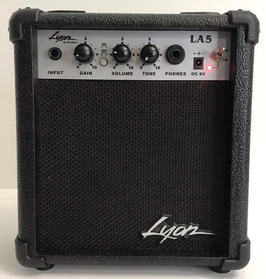 Lyon by Washburn LA5 Amplifier 9V Battery Model Tested Working