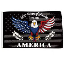 3'X5' America 1776-2026 US 250th Anniversary Flag 250 Years of Freedom 1-Side
