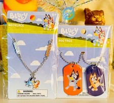 Bluey Necklace  Dog tags set