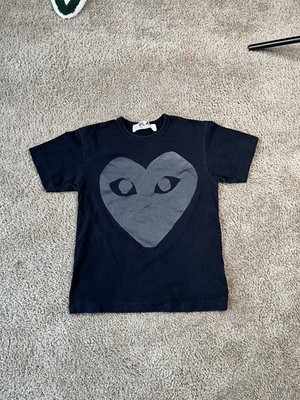Comme des Garcons Play Big Double Heart Logo Y2K T Shirt