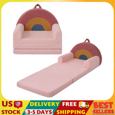 Diary Foldable Toddler Couch, 2-in-1 Comfy Toddler Chair  Lounger for Reading,