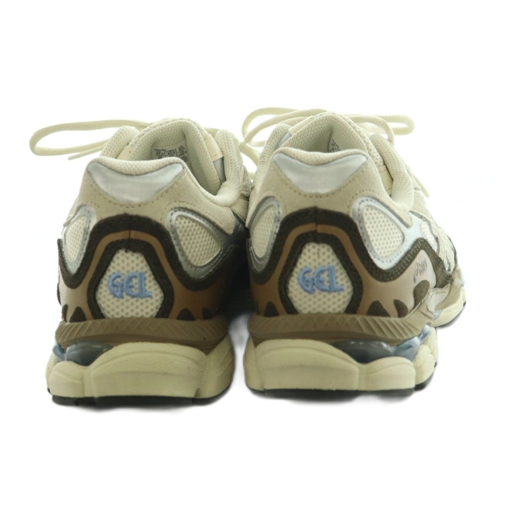 Asics Mens Sneakers US95 275cm Offwhite Brown Silver Used B thumbnail 5