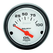 Auto Meter 5727 Phantom Electric Oil Pressure Gauge2.3125 In. Auto Meter 5727 Phantom Electric Oil Pressure Gauge2.3125 In.