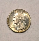 1936 Washington Silver Quarter. Very Sharp And Reflective Gem BU++ Light Color