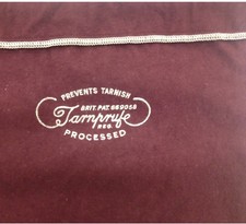 Tarnprufe Anti-Tarnish Fabric Storage Roll for Silver Setvice Cutlery. Post Free