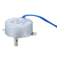 TYC-50 Small Synchronous Motor 100-127V AC 15-18RPM Shaft Rotation CW 4W Gear...