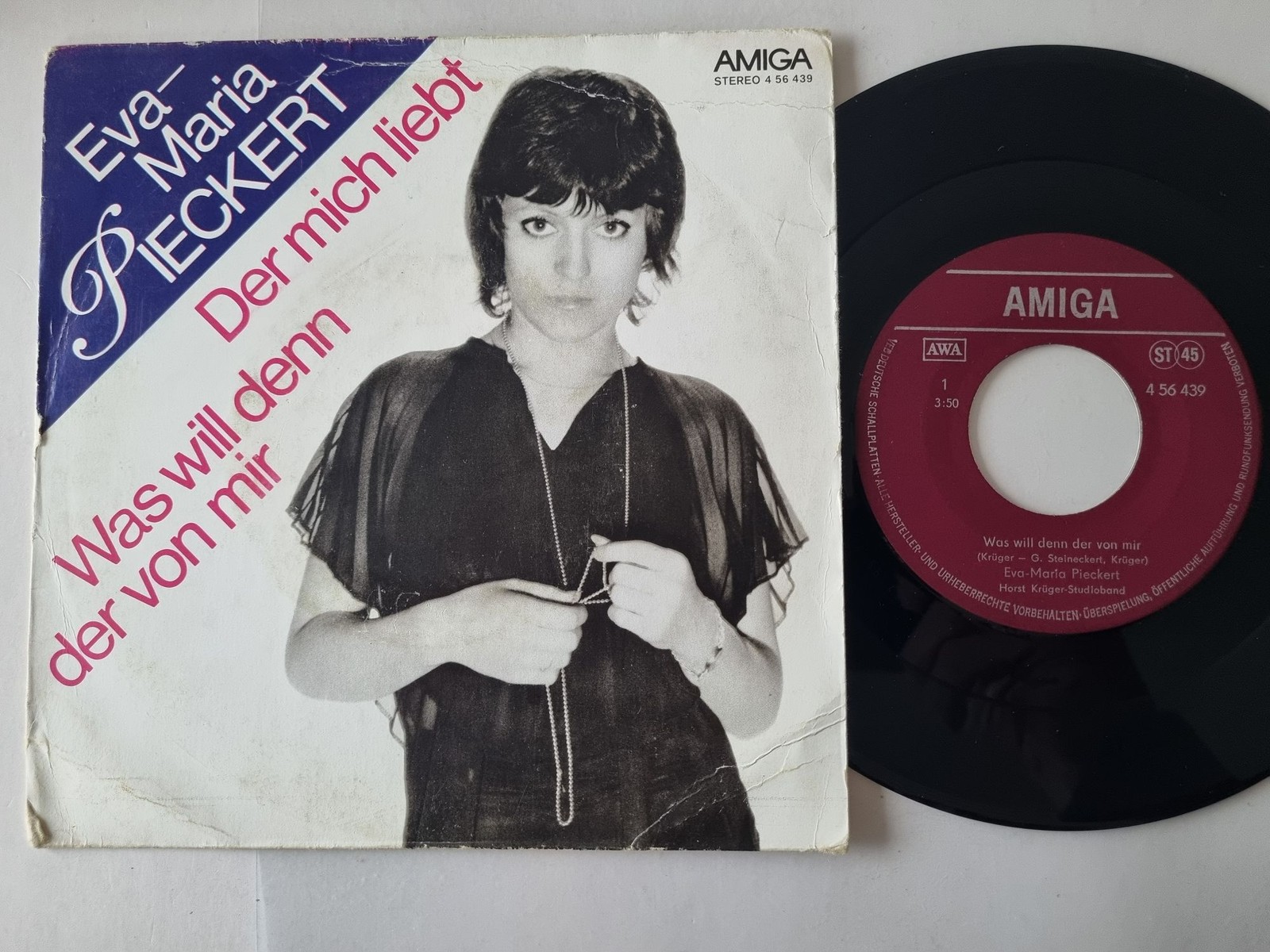 Eva-Maria Pieckert - Was will denn der von mir 7'' Vinyl Amiga