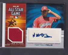 2010 Topps MLB All Star: Neftali Felix : Autograph and Relic Card; 02/25