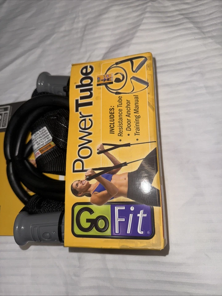 Tubo de alimentación GoFit con manijas y anclaje de puerta 20 lb. (GF-4TT20) Foto 3 de 4