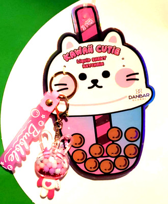 KAWAii CUTE Liquid Shaker Keychain Bubble & Lucky 1 beautiful Keychain