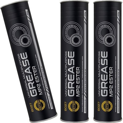3x400g MANNOL MEHRZWECKFETT UNIVERSAL FETT KARTUSCHE FETTPRESSE MP2 ESTER GREASE