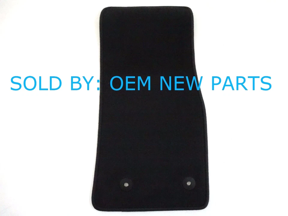 2014 - 2019 CADILLAC CTS SEDAN CARPET FLOOR MATS JET BLACK OEM 22953094 - Image 3 of 4