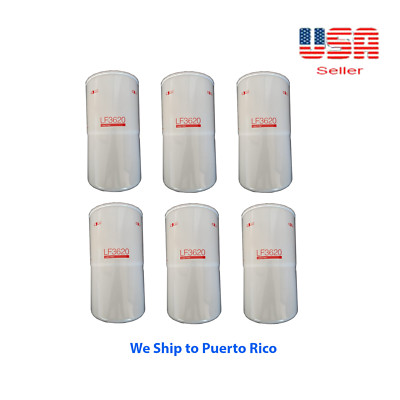 6 Engine Oil Filter-Eng Code: Series 60, Detroit Diesel Filters B495 LF3620