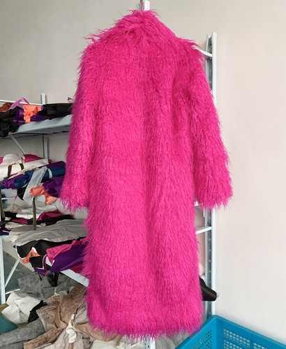Nuevo Abrigo Largo Invierno Cálido Mujeres Peludo Imitación Piel Abrigo Esponjoso Cárdigan Abrigo Prendas de abrigo - Imagen 37 de 55