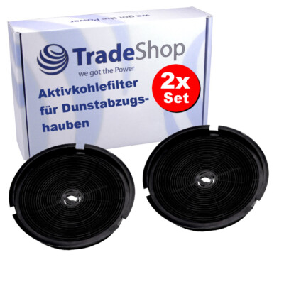 2x Kohlefilter ersetzt Asko 00SP0028001, Candy Hoover 49016875 ACM62 49022779