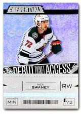 2023-24 Credentials Debut Ticket Access - NICK SWANEY #129 RC - 456/999