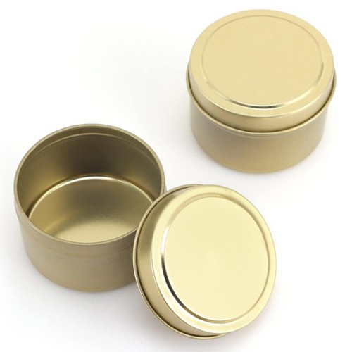 4oz Round Candle Jars Reusable Metal Tins with Lids for Candle Making Craft - Picture 13 of 20