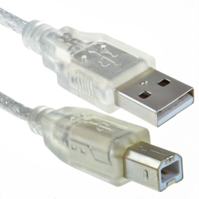 2.0 USB Druckerkabel Leitung Typ A Stecker auf B Stecker HP Epson Brother Canon 1,5m