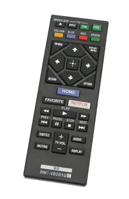 RMTVB201U RMT-VB201U Remote Fit for Sony Blu-ray DP-S3700 BDP-BX370 BDP-S1700
