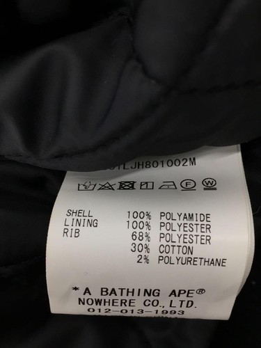 A Bathing Ape Bape Baseball Jackt ジャケット L ポリエステル 001ljhm Mail Atlacomulco Gob Mx