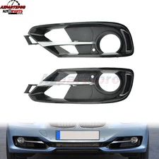 2x Front Bumper Fog Light Grille w/ Trim Cover For BMW 320i 328i 335i 2012-2015