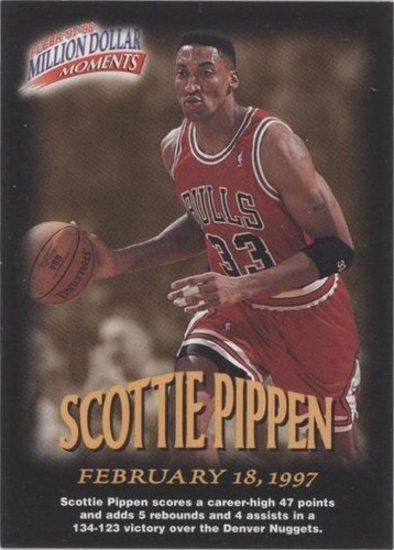 その他 97-98Fleer zone Scottie Pippen 1997-98 Fleer Million Dollar Moments #22 Scottie Pippen Bulls | eBay