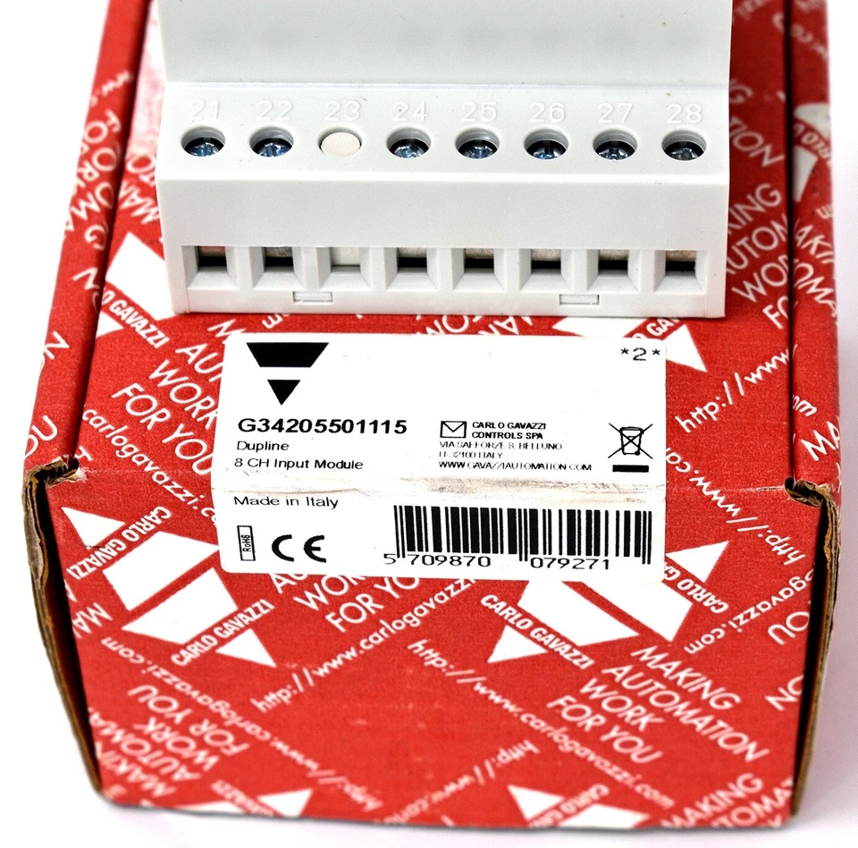 Carlo Gavazzi G34205501115 8 Channel Dupline Input Module, 115V, 50/60 Hz - Image 4 of 4
