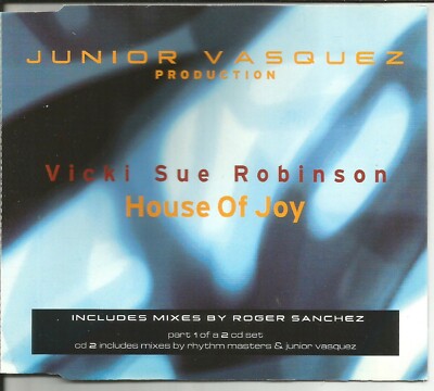 VICKIE SUE ROBINSON w/ ROGER SANCHEZ House of Joy 5TRX w/ RARE MIXES CD single