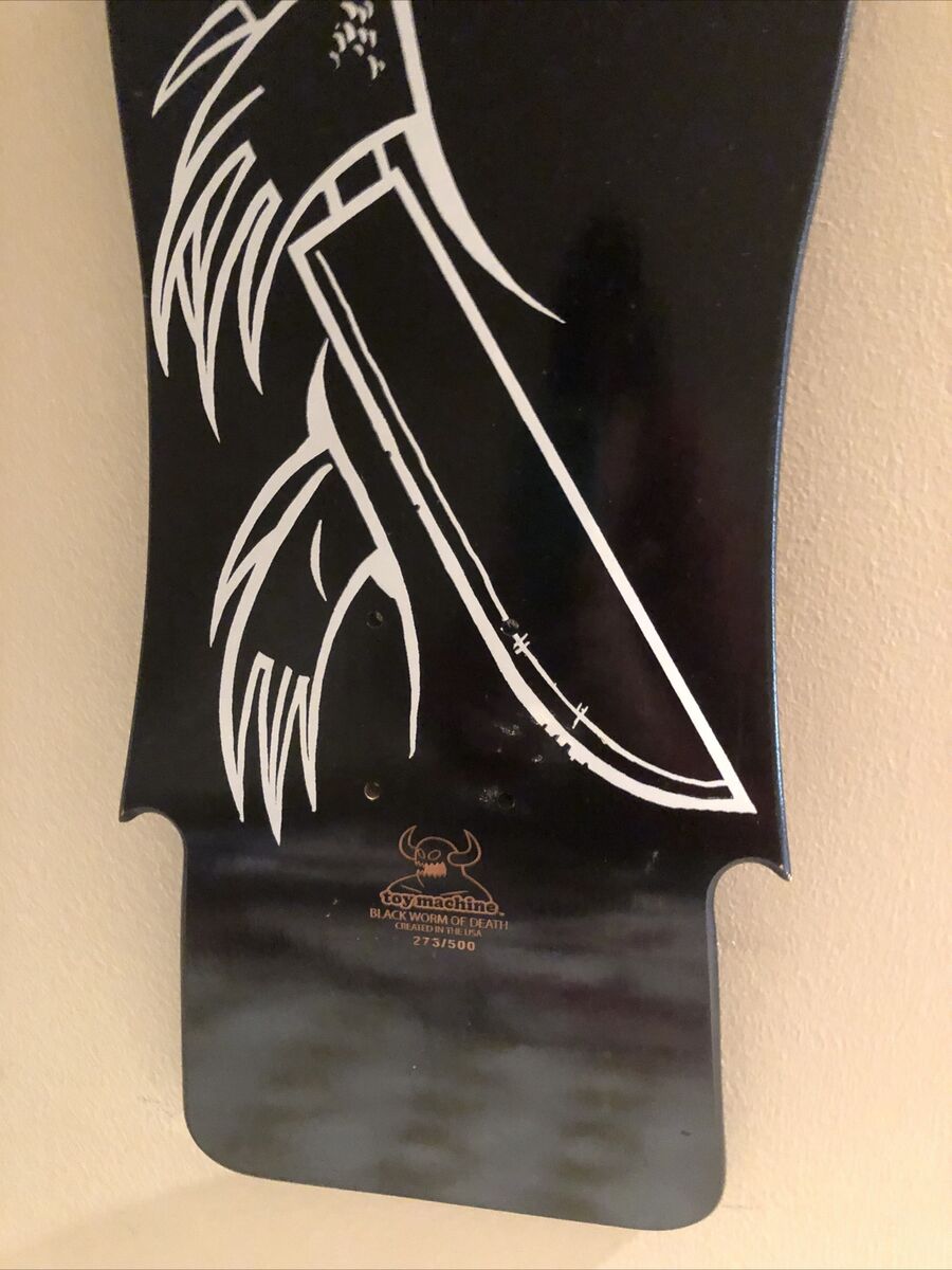Toy machine Black Worm Of Death Skateboard Deck. VERY RARE Toy machine Black Worm Of Death Skateboard Deck. VERY RARE