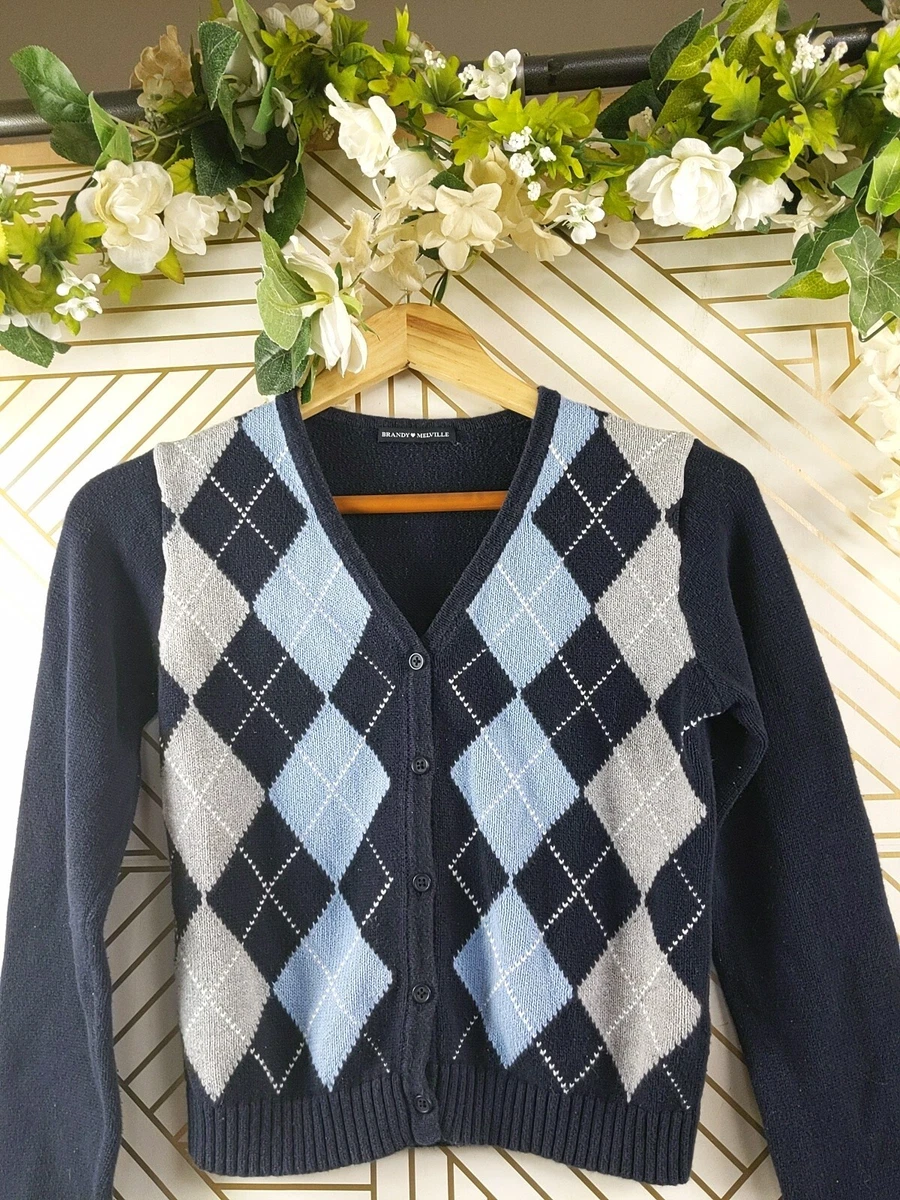 Brandy melville top button up sweater