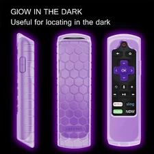 Remote Case for Roku Voice Remote (RCAL7R) Anti Slip Shockproof Silicone Cover