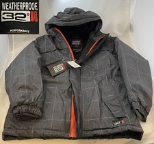 Weatherproof 32 Degrees Hooded Full Zip, Weather Resistant Jacket, Unsx L 14-16 