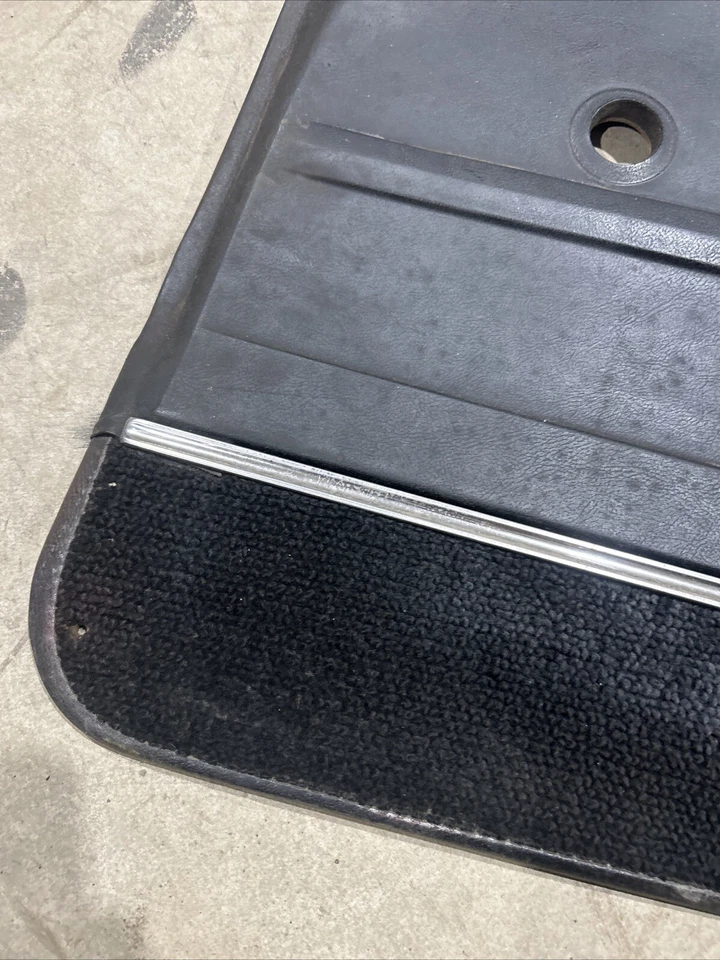 Pontiac Firebird 1969 T/A lado del pasajero panel de puerta de lujo negro original OEM Foto 4 de 4