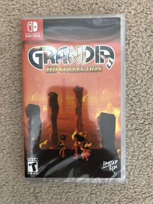 Grandia HD Collection - LRG #080 - Nintendo Switch - BRAND NEW SEALED