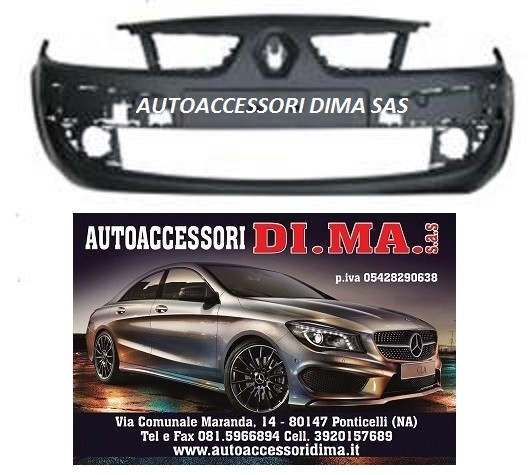 PARAURTI ANTERIORE RENAULT SCENIC DAL 2006 AL 2009 NUOVO SPED GRATIS