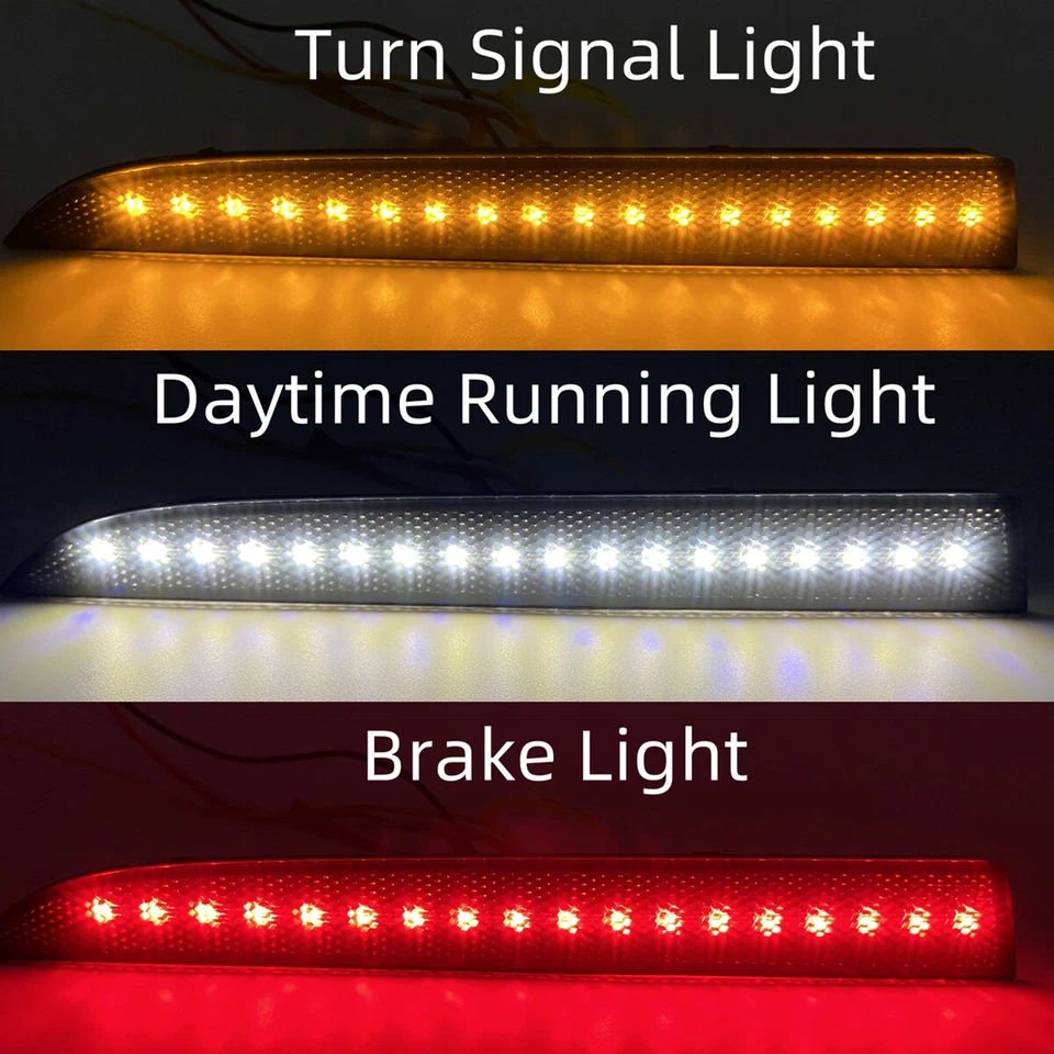 Дымчатый светодиодный задний бампер отражатель тормоз задний фонарь лампа для 2008 2009 Pontiac G8 - Изображение 2 из 4
