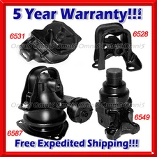 K006 Fits 1994-1997 Honda Accord 2.2L AUTO Motor & Transmission Mount Set 4pc