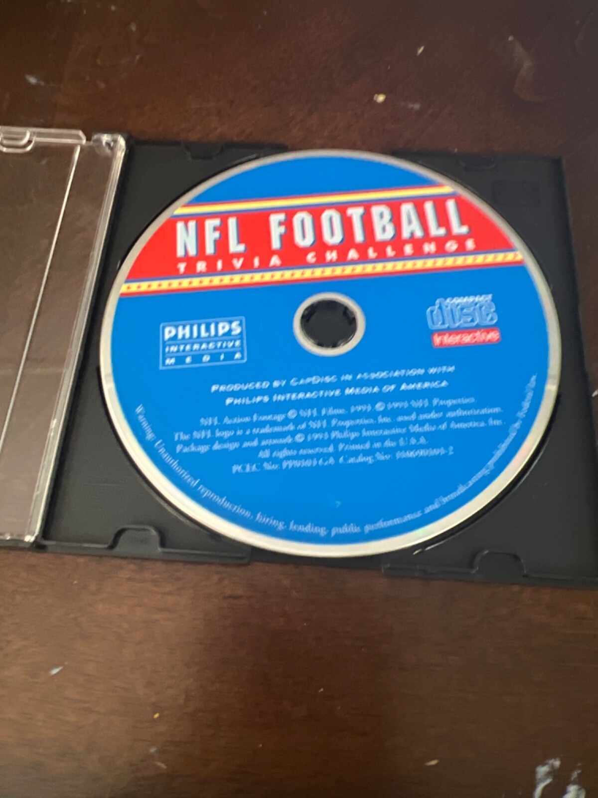 NFL Football Trivia Challenge (Sega CD, 1993)