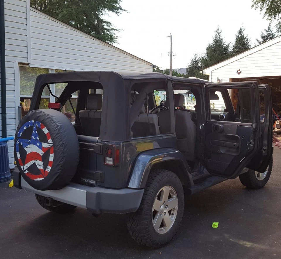 Smittybilt 9080235 OEM Replacement Soft Top for 2007-2009 Jeep Wrangler JK 4 Dr - Imagem 2 de 4