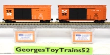 MTL MICRO-TRAINS N SP RUN POSTWAR MEMORIES NH NEW HAVEN DD BC PAIR 6468-25 RARE